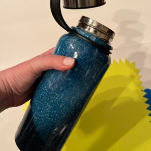 Water Bottle‎ by Wellness (Multi-Colored) (Like New)  (Home thermos/x)